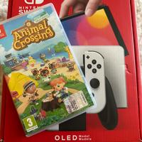 Nintendo switch oled+ animal crossing
