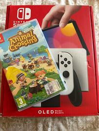 Nintendo switch oled+ animal crossing