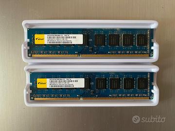 Memoria di ram DDR3 2x4gb