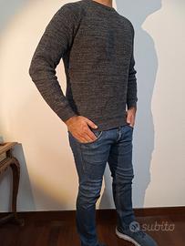 maglione grigio