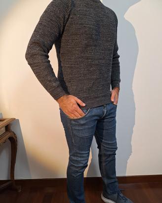maglione grigio