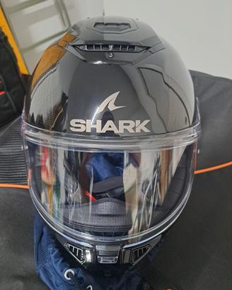 Casco Integrale Shark Spartan Rs Carbon Skin Nero