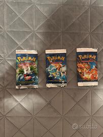Pokemon art set bustine 1 edizione set base