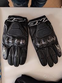 Guanti in pelle da moto spyke taglia M