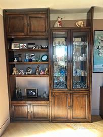 mobile libreria in noce nazionale L.180X45X260H