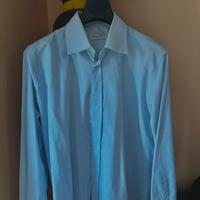 camicia uomo celeste