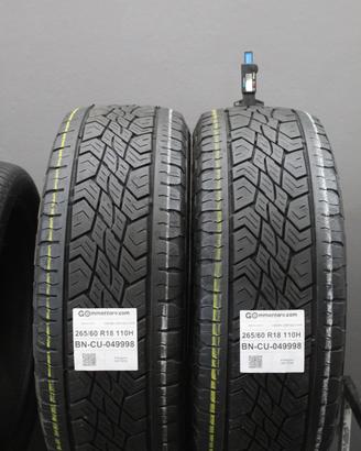 2 Pneumatici 265/60 R18 Continental Cross Contact 