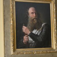 Quadro ad olio del 1800 cavaliere