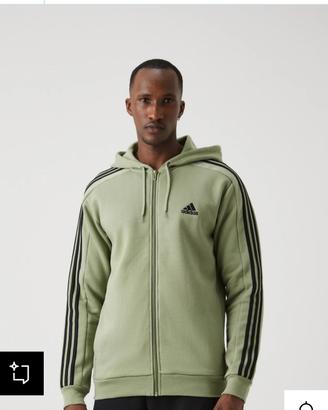 adidas Essentials Fleece 3-Stripes Full-Zip,