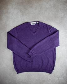 Calvin Klein V-neck sweater-heater purple-size S