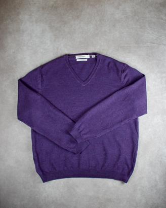 Calvin Klein V-neck sweater-heater purple-size S