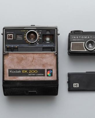 Lotto Fotocamere Vintage Polaroid Kodak Collezione