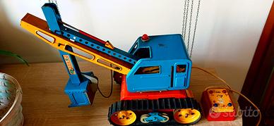 Escavatore cingolato elettrico Sommavilla vintage 