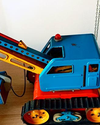 Escavatore cingolato elettrico Sommavilla vintage 