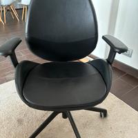 Sedia ufficio o studio in similpelle