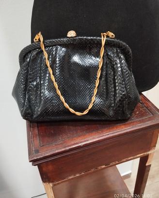 borsetta vintage in pitone 