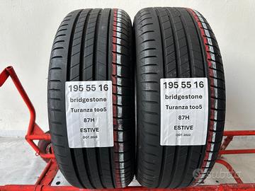 2 gomme 195 55 16 BRIDGESTONE