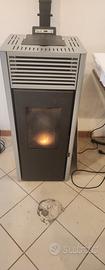 stufa a pellet con copertura da 108 mq ventilato