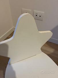 Sedia legno stella
