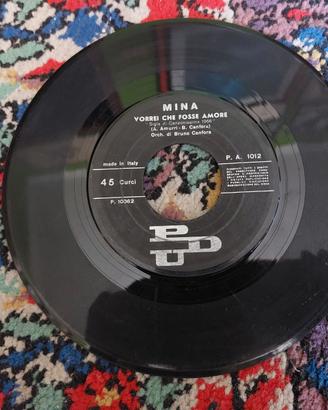  n 2 vinili 45 giri vintage di Mina