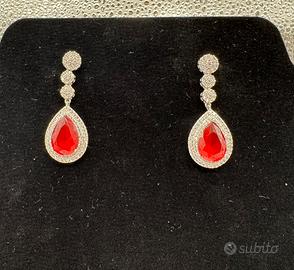 Orecchini placcati argento