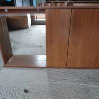 armadietto pensile per bagno con specchio