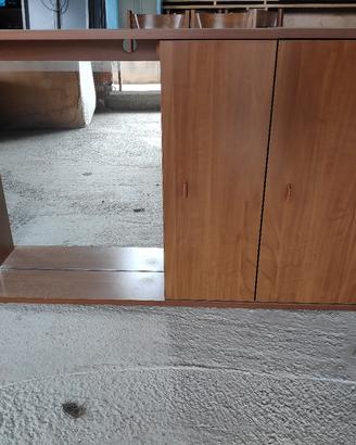 armadietto pensile per bagno con specchio