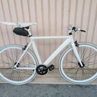 bici fixed flip flop con freni leva