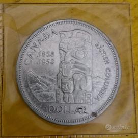 1 Dollaro Argento Totem Canada