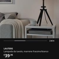 Lauters lampada legno ikea