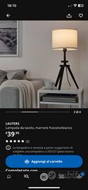 Lauters lampada legno ikea