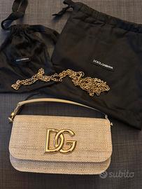 Dolce&Gabbana 3.5 raffia shoulder bag