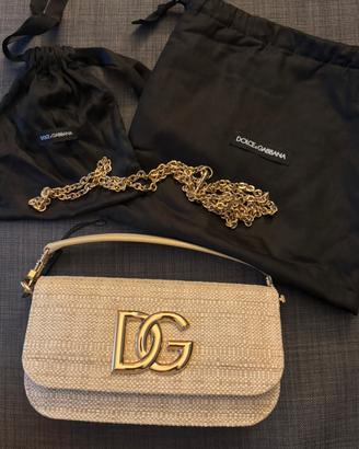 Dolce&Gabbana 3.5 raffia shoulder bag