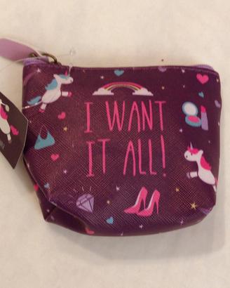 Borsellino con unicorni