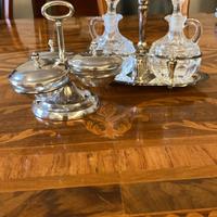Set tavola vintage silverplate completo