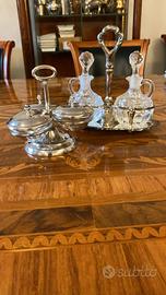 Set tavola vintage silverplate completo