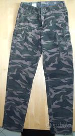 SWS ESSEWESSE PANTALONI MIMETICI MILITARE CASUAL C