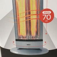 stufa elettrica al carbonio