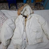 giubbotto uomo woolrich reflective bianco usato in