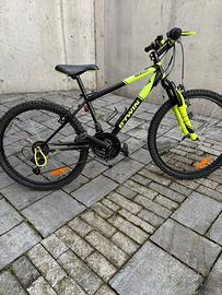 Bicicletta Mtb Rockrider 500 24 pollici come nuova