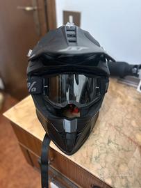 Casco Motocross / Enduro (Nero opaco)