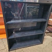 Pensile a scaffale nuovo colore blu marino laccato
