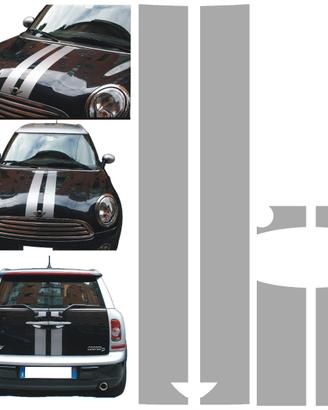 Adesivi striscia MINI Cooper Clubman 2010
