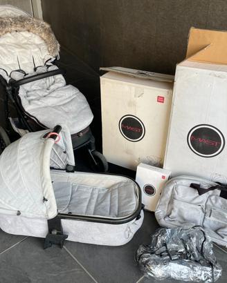 Duo passeggino Mast M4 con navicella e accessori