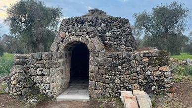 Terreno con due trulli