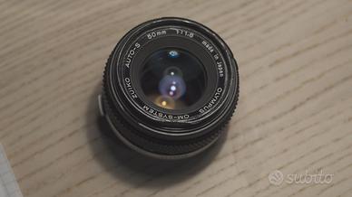 Obiettivo Olympus 50mm 1:1.8 F. Zuiko Auto-S OM