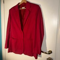 Blazer vintage rosso ciliegia taglia 42