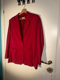 Blazer vintage rosso ciliegia taglia 42