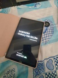 tablet samsung galaxy s6 lite con pennino e cover