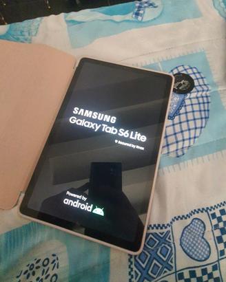 tablet samsung galaxy s6 lite con pennino e cover